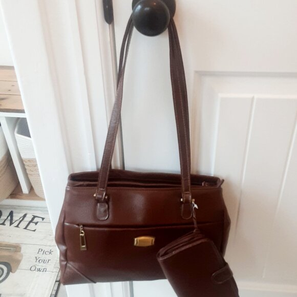 *NEW* Rosetti Brown Handbag Shoulder Purse w/ Matching Wallet - Picture 3 of 7